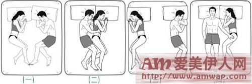 揭秘:哪种睡姿的夫妻“最般配”